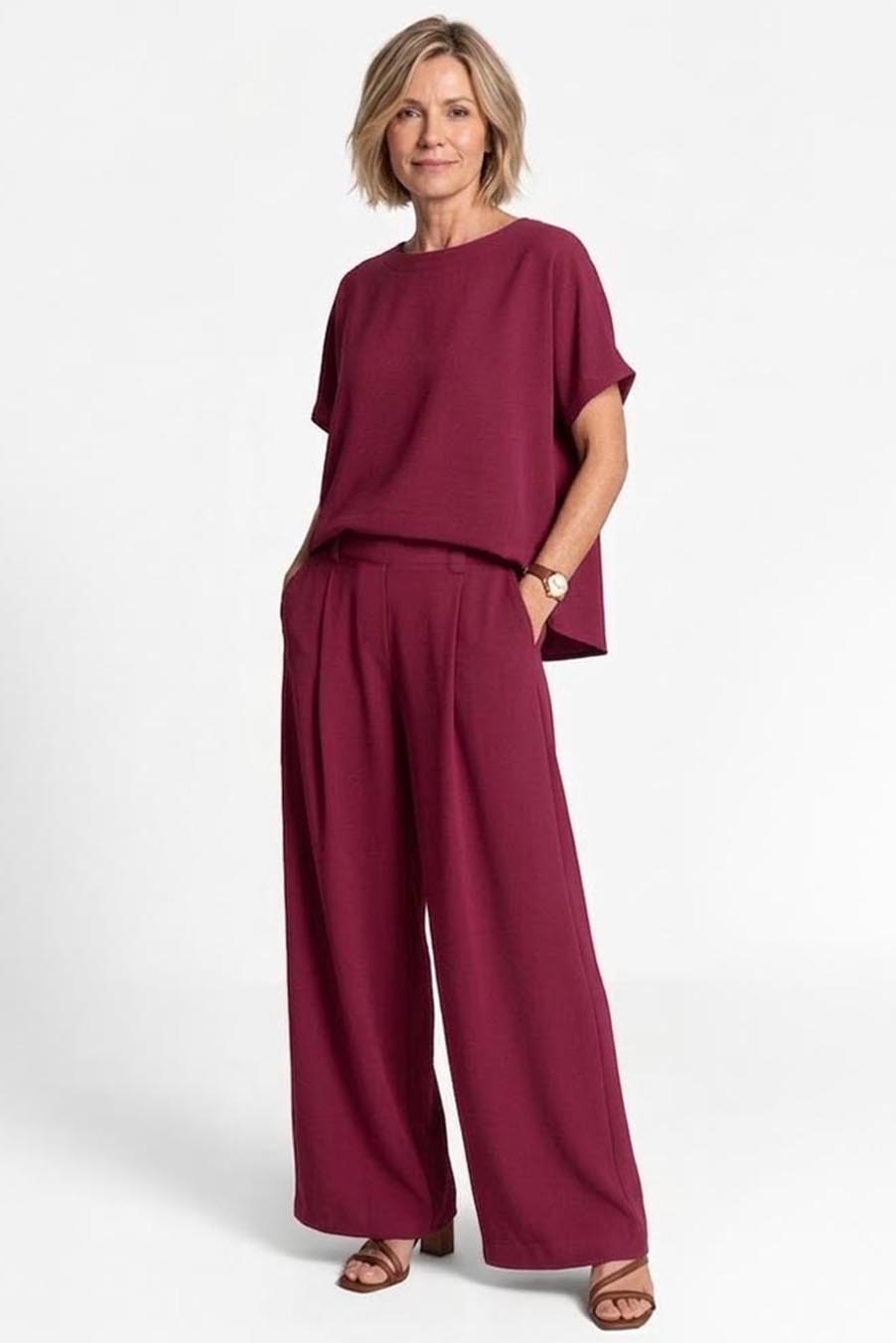 Pohodlný letní set - triko a kalhoty